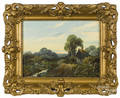 English oil on canvas landscape
