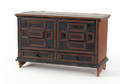 New England pilgrim century pine blanket chest late 17th c