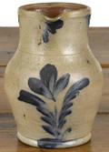 Pennsylvania Remmey type stoneware pitcher 19th c
