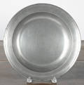 Philadelphia pewter deep dish late 18th c