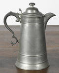 Providence Rhode Island pewter flagon ca 1830