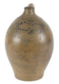 Manhattan New York stoneware jug ca 1810