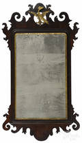 Chippendale mahogany looking glass