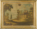Color lithograph of Mount Vernon