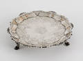 English silver waiter 17541755
