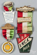 Pennsylvania Railroad Department Philadelphia 1903 ribbon