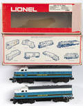 Two Lionel B  O F3 A diesel train engines