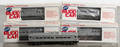 Four Lionel BUDD train cars