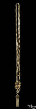 Victorian 10K gold chain