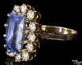 Sapphire and diamond ring