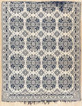 New Jersey jacquard coverlet