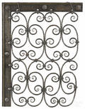 Arts and Crafts wrought iron gate sampler