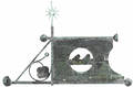 Copper weathervane banner