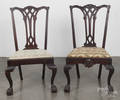 Two Centennial mahogany side chairs