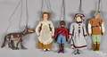Five German composition marionettes