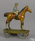 German jockey on horse toy