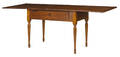 Shaker pine and cherry work table ca 1840
