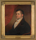 Philadelphia oil on canvas portrait of William Cramond ca 1815