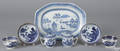 Chinese export blue and white porcelain 19th c