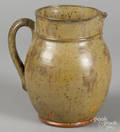 New England redware pitcher
