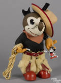 Knickerbocker Toy Co Mickey Mouse Two Gun cowboy cloth doll ca 1935
