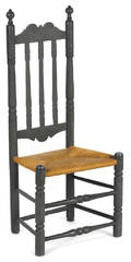 New England banisterback chair mid 18th c