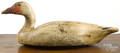 Carved and painted goose decoy