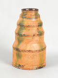 Pennsylvania redware tobacco jar early 19th c