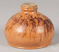 Redware bean pot