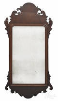 Chippendale mahogany looking glass