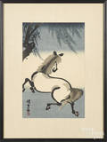 Pair of Japanese woodblock prints