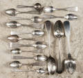 Coin silver spoons