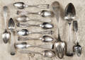 New York coin silver spoons