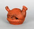 Pennsylvania redware bird whistle earlymid 19th c