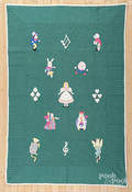 Appliqu Alice in Wonderland quilt