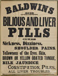 Printed advertisement for Baldwins Pills