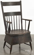 New England painted necessary chair