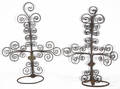 Pair of wrought iron sconces