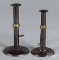 Two hogscraper candlesticks