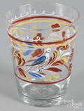 Stiegel type enameled glass