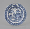 Blue Willow plate 19th c