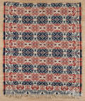 Jacquard coverlet