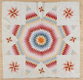 Pieced Bethlehem star quilt