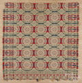 Pennsylvania jacquard coverlet