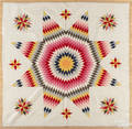 Pennsylvania star of Bethlehem patchwork quilt mid 19th c