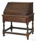 Pennsylvania William  Mary walnut desk on frame ca 1740