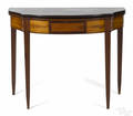 New England Federal mahogany card table ca 1805