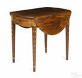 New York Hepplewhite mahogany Pembroke table ca 1800