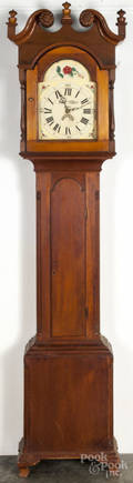 Pennsylvania pine tall case clock