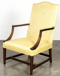 Federal style mahogany lolling chair